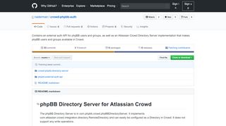 
                            9. GitHub - naderman/crowd-phpbb-auth: Contains an external auth API ...