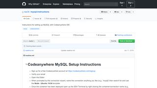 
                            9. GitHub - nax3t/mysql-instructions: Instructions for setting up MySQL ...