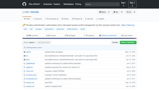 
                            8. GitHub - nette/security: Provides authentication, authorization and a ...