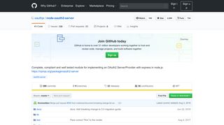 
                            6. GitHub - oauthjs/node-oauth2-server: Complete, compliant and well ...