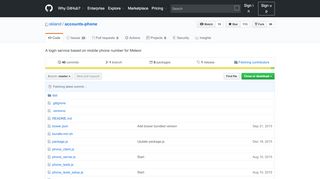 
                            1. GitHub - okland/accounts-phone: A login service based on mobile ...