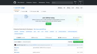 
                            2. GitHub - openshift/origin: Enterprise Kubernetes for Developers
