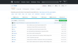 
                            7. GitHub - ory/fosite: Extensible security first OAuth 2.0 and OpenID ...