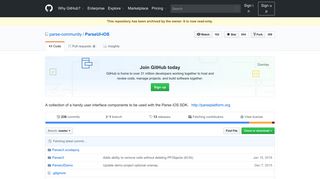 
                            5. GitHub - parse-community/ParseUI-iOS: A collection of a handy user ...