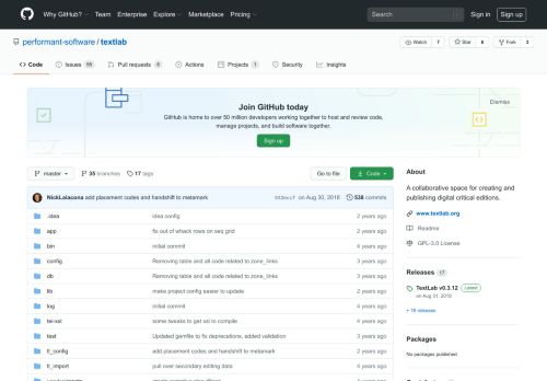 
                            9. GitHub - performant-software/textlab: A collaborative space for ...