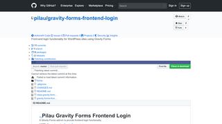 
                            10. GitHub - pilau/gravity-forms-frontend-login: Front-end login ...