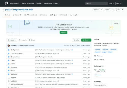 
                            7. GitHub - portrino/shopware-hybrid-auth: Shopware Plugin for Social ...