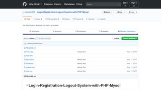 
                            4. GitHub - rabbani204/Login-Registration-Logout-System ...