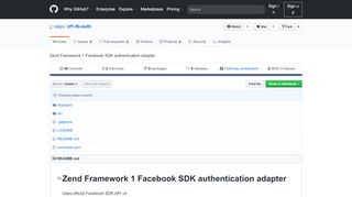 
                            1. GitHub - raspi/zf1-fb-auth: Zend Framework 1 Facebook SDK ...