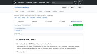 
                            13. GitHub - RedFantom/swtor-linux: Description of how to install and run ...