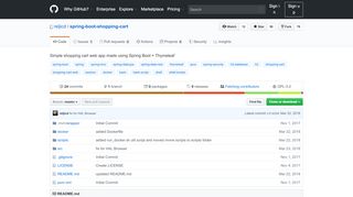 
                            3. GitHub - reljicd/spring-boot-shopping-cart: Simple shopping cart web ...