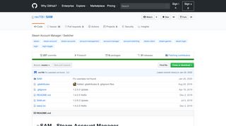 
                            5. GitHub - rex706/SAM: Steam Account Manager