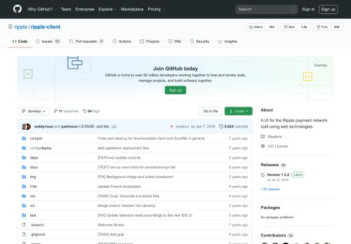 
                            9. GitHub - ripple/ripple-client: A UI for the Ripple payment network built ...