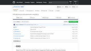 
                            7. GitHub - RistekCSUI/SSO: PHP utility library for CAS authentication ...