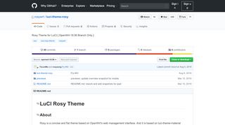 
                            10. GitHub - rosywrt/luci-theme-rosy: Rosy Theme for LuCI