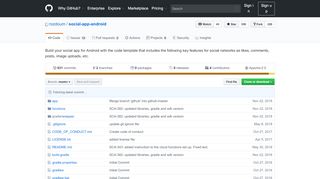 
                            7. GitHub - rozdoum/social-app-android: Build your social app for ...