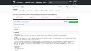 
                            5. GitHub - rytilahti/rub-login: Login script for the internet access in the ...