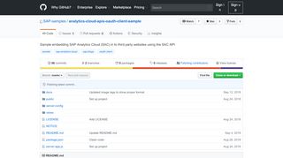 
                            12. GitHub - SAP/analytics-cloud-apis-oauth-client-sample: Sample ...