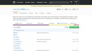 
                            7. GitHub - SAP/BUILD: BUILD is an open-source, cloud-based and ...