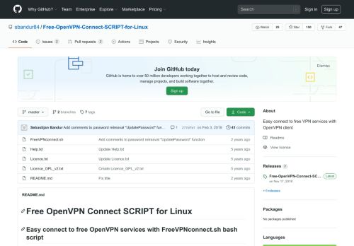 
                            13. GitHub - sbandur84/Free-OpenVPN-Connect-SCRIPT-for-Linux: Easy ...