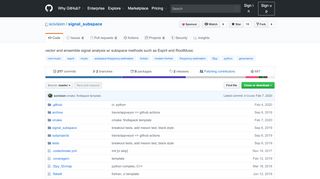 
                            8. GitHub - scivision/signal_subspace: vector and ensemble signal ...