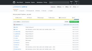 
                            8. GitHub - sindresorhus/public-ip: Get your public IP address - very fast!
