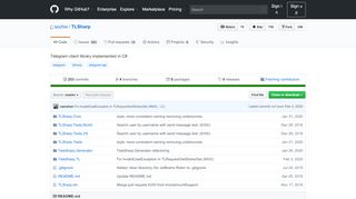 
                            3. GitHub - sochix/TLSharp: Telegram client library implemented in C#