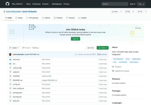 
                            5. GitHub - somnathpzalte/ionic-linkedin: Ionic 3 linkedin login step by ...