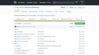 
                            9. GitHub - spring-projects/spring-social-facebook: Facebook API binding ...