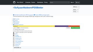 
                            13. GitHub - SufiyaanNadeem/PDSBetter: Chrome Extension that ...