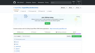 
                            11. GitHub - SuperOffice/SuperOffice.DevNet.Online: Contains sample ...