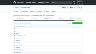 
                            9. GitHub - Swingline0/wp-masquerade: Allows WordPress ...