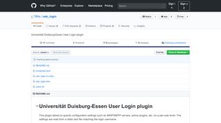 
                            10. GitHub - TBits/ude_login: Universität Duisburg-Essen User Login ...