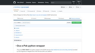 
                            11. GitHub - teosibileau/py-oca-epak: Python Wrapper for OCA e-Pak ...