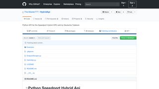 
                            5. GitHub - The-Master777/HybridApi: Python API for the Speedport ...