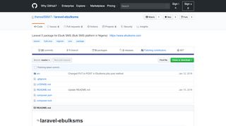 
                            10. GitHub - therealSMAT/laravel-ebulksms: Laravel 5 package for Ebulk ...