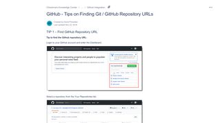 
                            13. GitHub - Tips on Finding Git / GitHub Repository URLs - Checkmarx ...