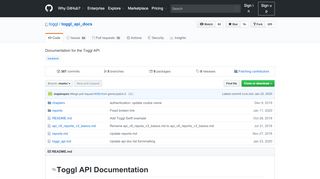 
                            8. GitHub - toggl/toggl_api_docs: Documentation for the Toggl API