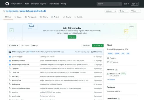 
                            10. GitHub - trustedshops/trustedshops-android-sdk: Trusted Shops ...