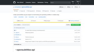 
                            13. GitHub - vankasteelj/opensubtitles-api: nodejs opensubtitles.org api ...