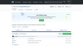 
                            5. GitHub - W4RH4WK/Debloat-Windows-10: A collection of Scripts ...