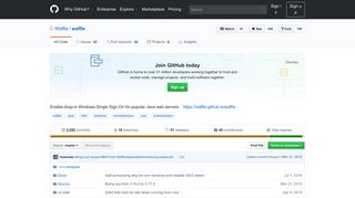 
                            4. GitHub - Waffle/waffle: Enable drop-in Windows Single Sign On for ...