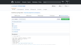 
                            7. GitHub - wp-plugins/sf-move-login: WordPress.org Plugin Mirror