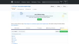 
                            3. GitHub - WPPlugins/wp-custom-register-login: This is a mirror of the ...