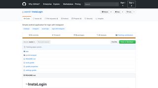 
                            3. GitHub - zeero0/InstaLogin: Simple android application for ...