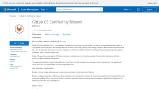 
                            5. GitLab CE Certified by Bitnami - Azure Marketplace - Microsoft
