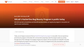 
                            7. GitLab's HackerOne Bug Bounty Program is public today | ...