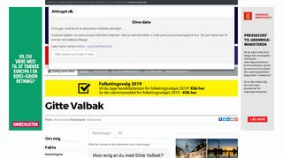 
                            10. Gitte Valbak - Kommunalvalg - Altinget - Alt om politik