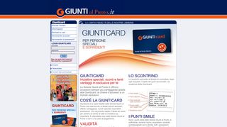 
                            9. GIUNTIcard - Giunti al Punto