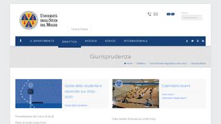 
                            6. Giurisprudenza - Dipartimento Giuridico - Unimol